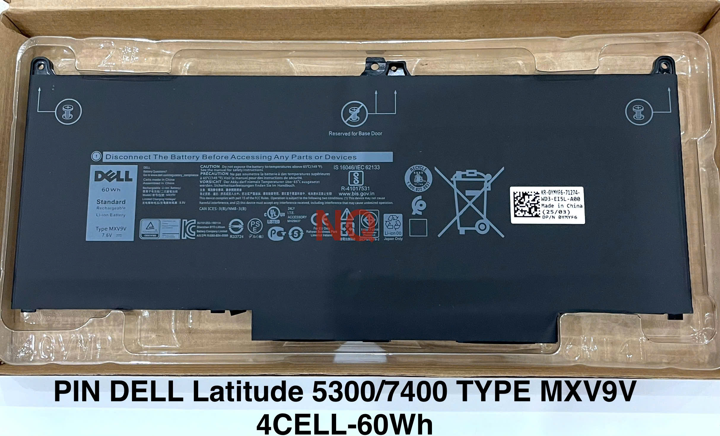 PIN DELL Latitude 5300/7400 TYPE MXV9V