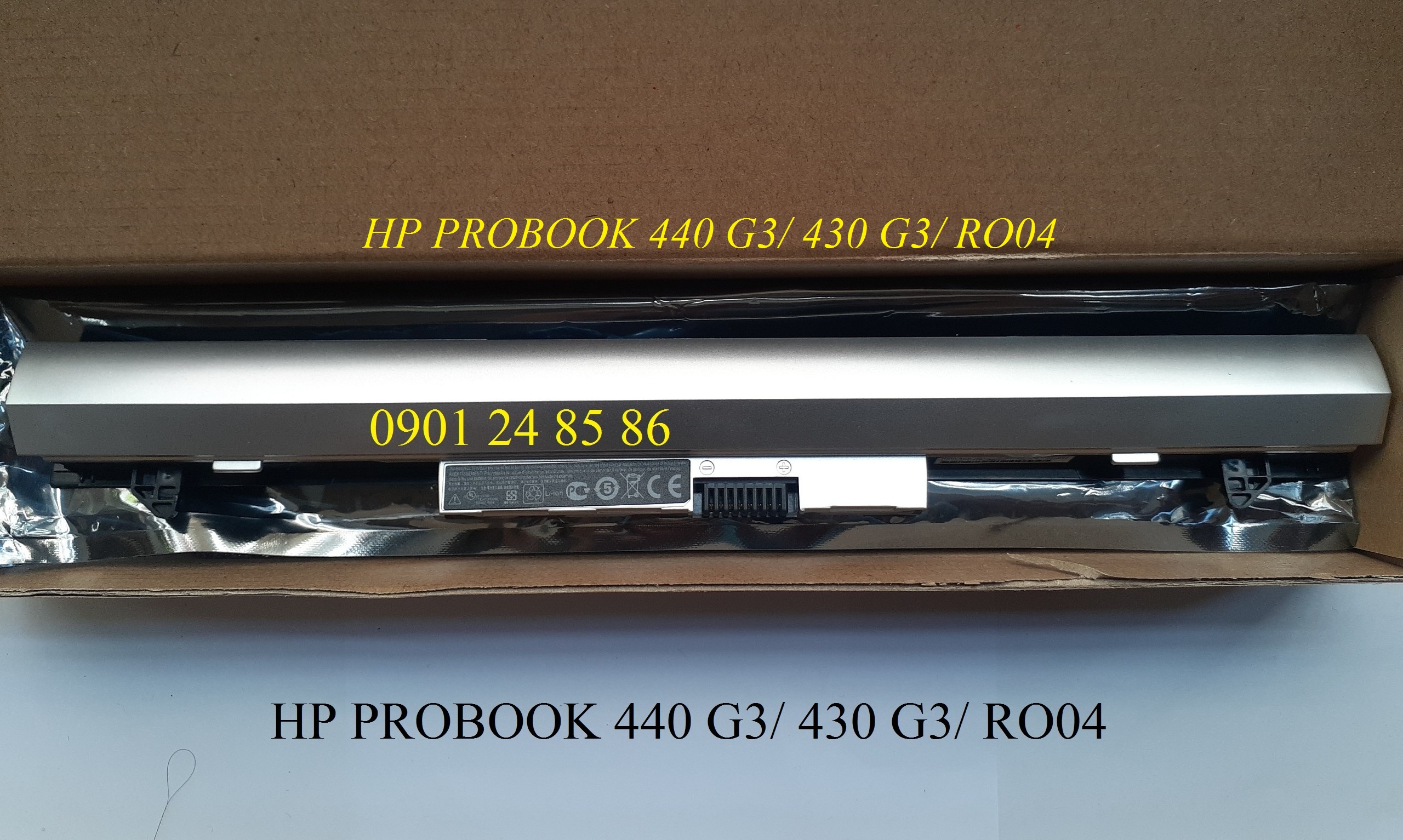 Pin Laptop HP/ Battery HP/ Pin HP Probook 430 G3/ 440 G3/ HSTNN-PB6P/ HSTNN-LB7A/ 805292-001/ 805045-851 (14.8V-44Wh-4Cell) RO04